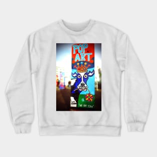 Artwork Street Art Berlin Wall Germany Crewneck Sweatshirt